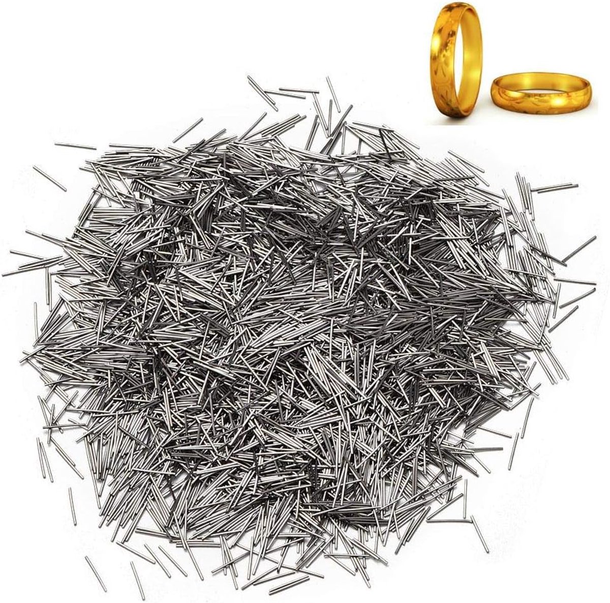 Polijstpennen Sieraden - Afwerking Pins - Magnetisch Polijsten - Roestvrij Staal - 0.3mm 100g