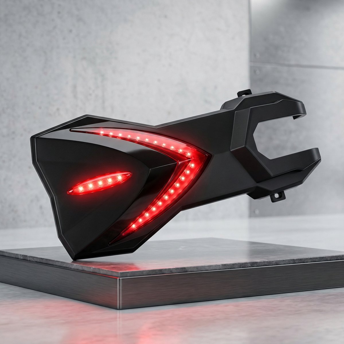 Drift Trike Voorkap Voorscherm + Led Havena - Drift Trike Onderdeel - Drift Trike Voorscherm met LED-bar en aansluiting