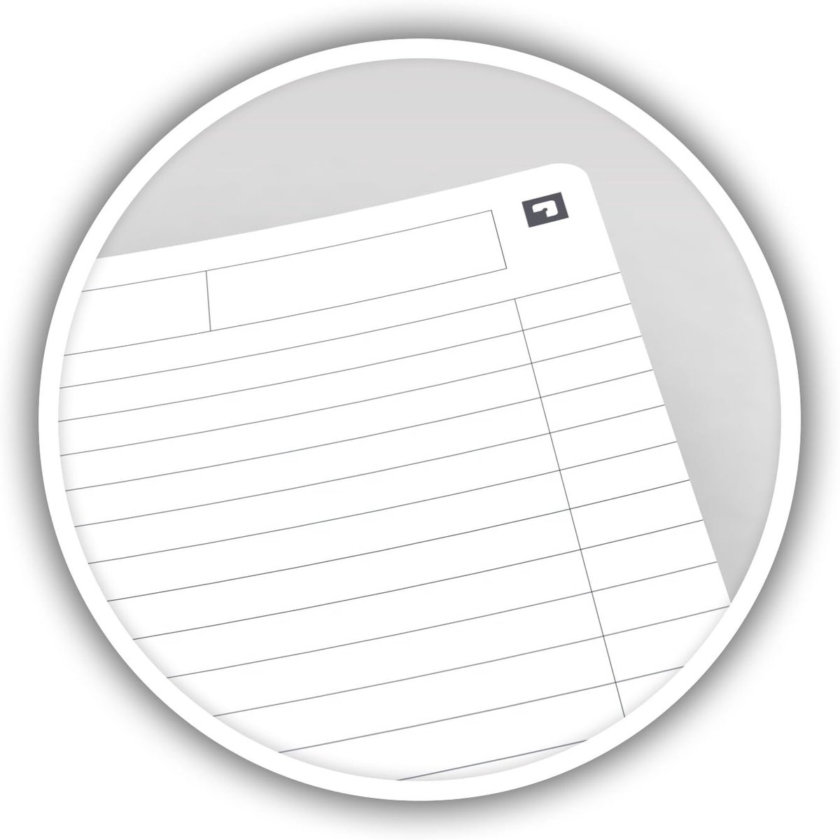 Schrift Recycling - Notitieboek - Kantoor Werk - Milieuvriendelijk Papier - A4 Formaat - Gesorteerde Kleuren