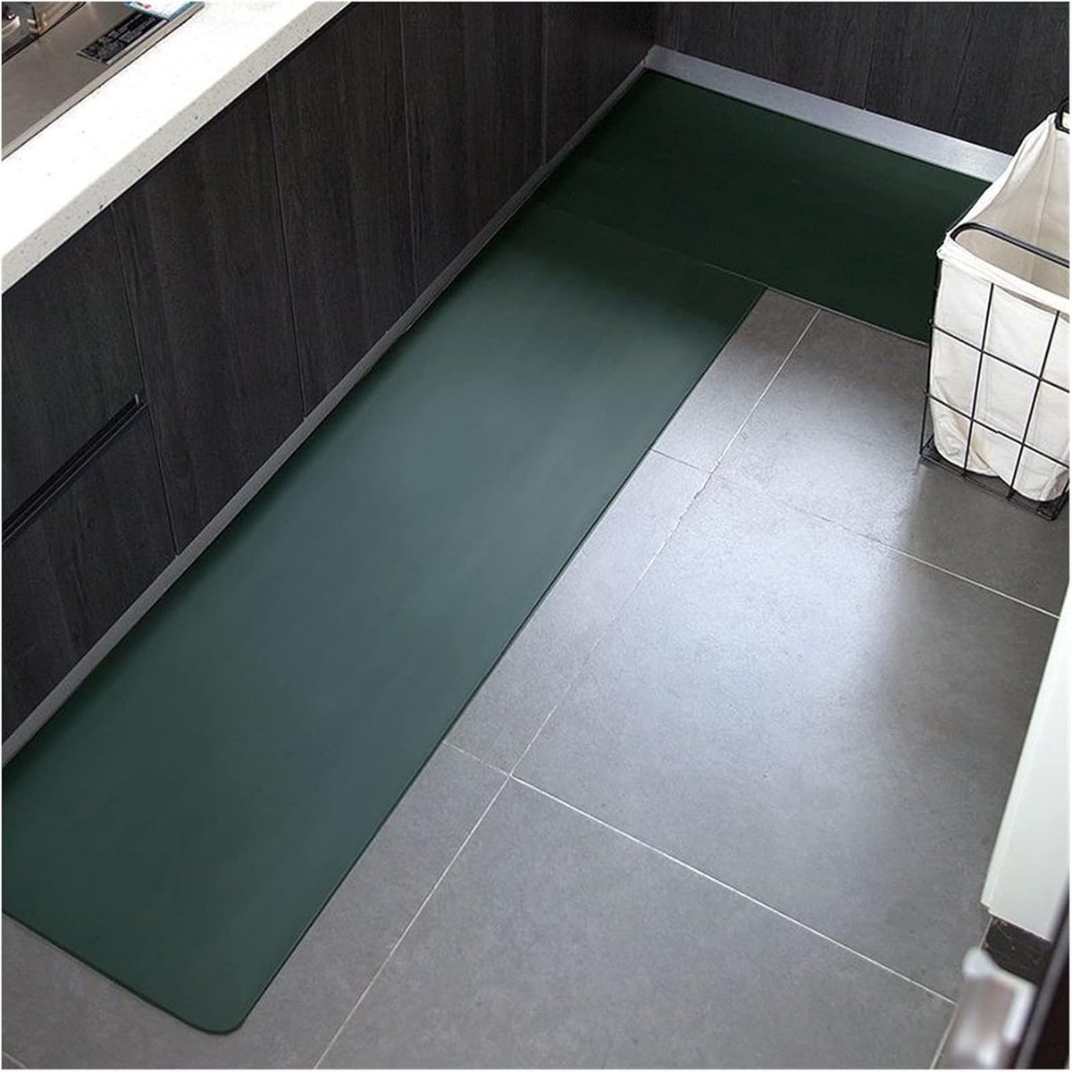 Keukenloper - Keukenmat - Comfortabel Staan - Anti-vermoeidheid - 30 x 60 cm - Grijs