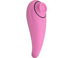 Vibrators voor Vrouwen - Erotiek - Luchtdruk - Tapping Toy - Watervast - Oplaadbaar - Seksspeeltjes - Clitoris Stimulator - Roze- FeelzToys - FemmeGasm Tapp 2