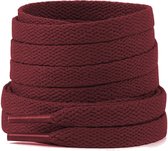 The Kicks Don® Sneaker Veters Plat - 120CM - Bordeaux