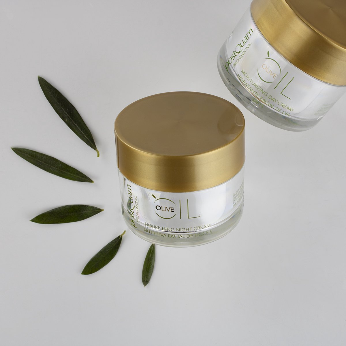 POSTQUAM SKIN CARE NACHTCREAM. OLIJFOLIE
