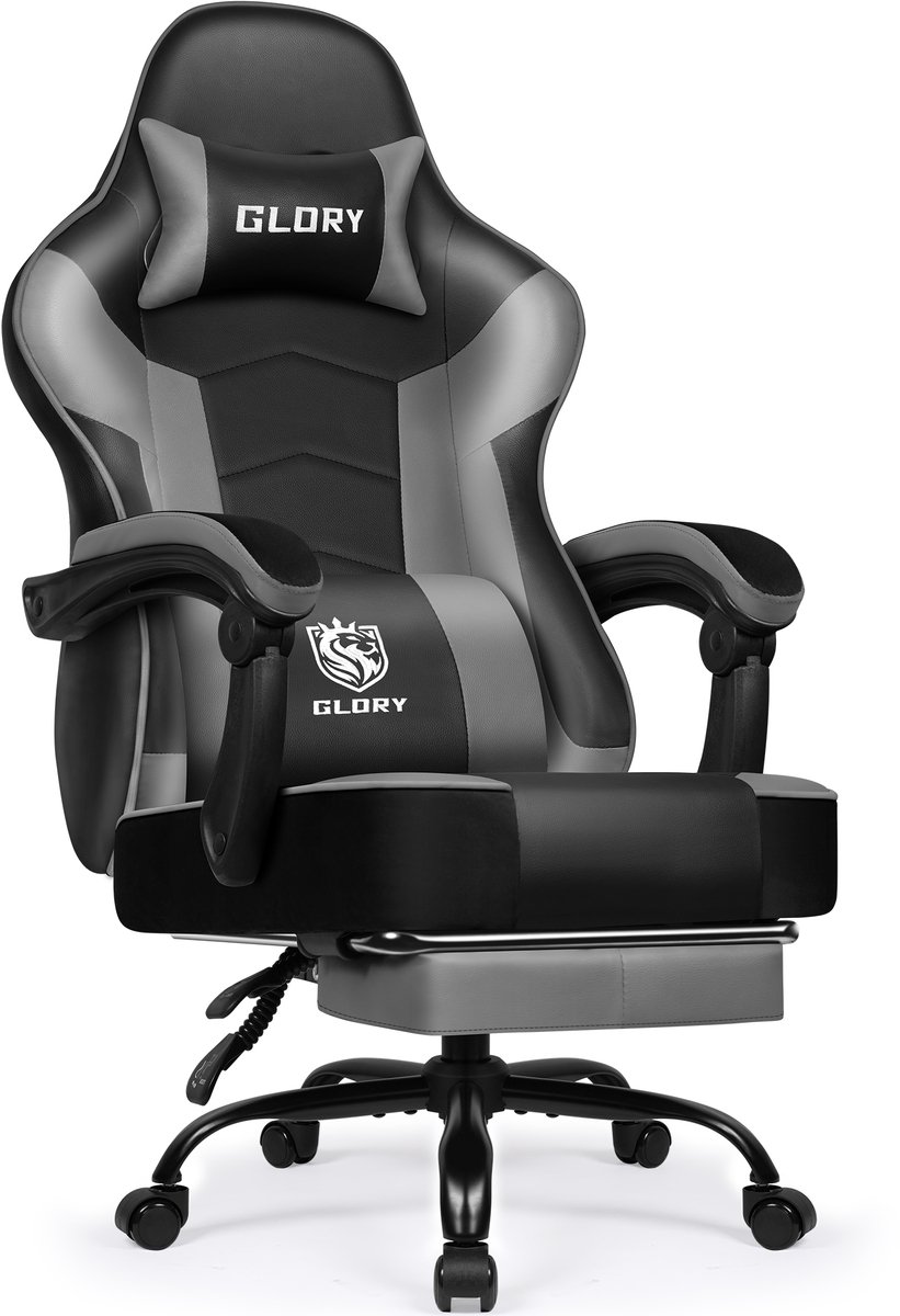 Hiaonyx Gaming Stoel - 170° Verstelbare Rugleuning