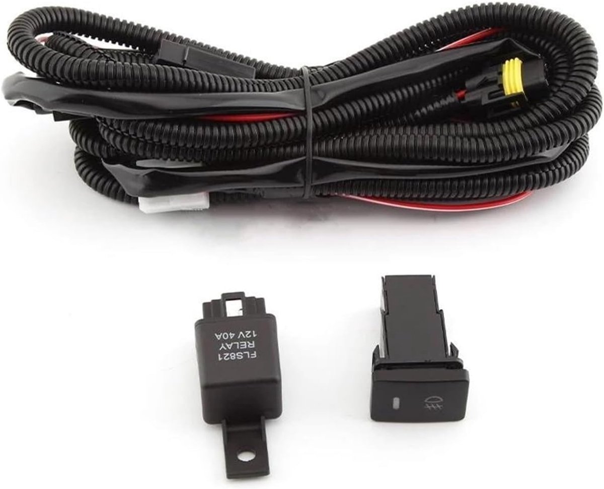 Mistlampen Set - Dagrijverlichting Waarschuwing - Auto Verlichting - Directe Vervanging - 12V - Transparant