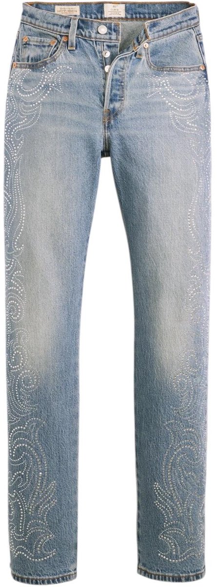 LEVI’S 501 ‘90S Straight leg jeans beyoncé x levi’s W27 X L30 Blauw