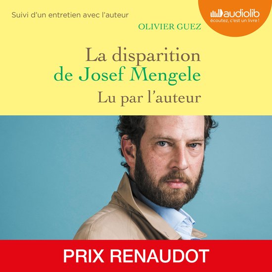 La Disparition de Josef Mengele - cover