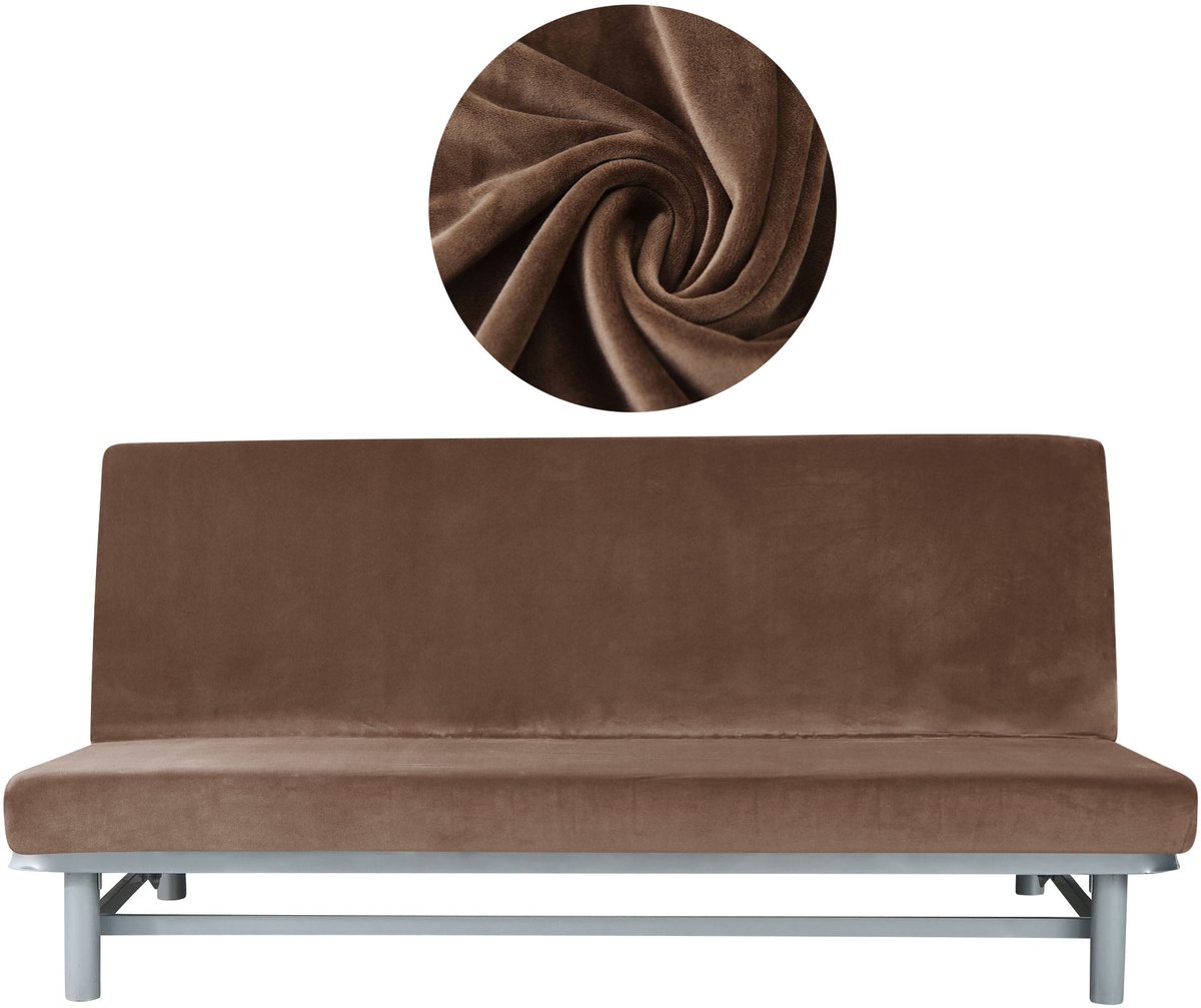Meble odNowa Serie - Velours Hoes voor Slaapbank - 190-210cm - Bruin