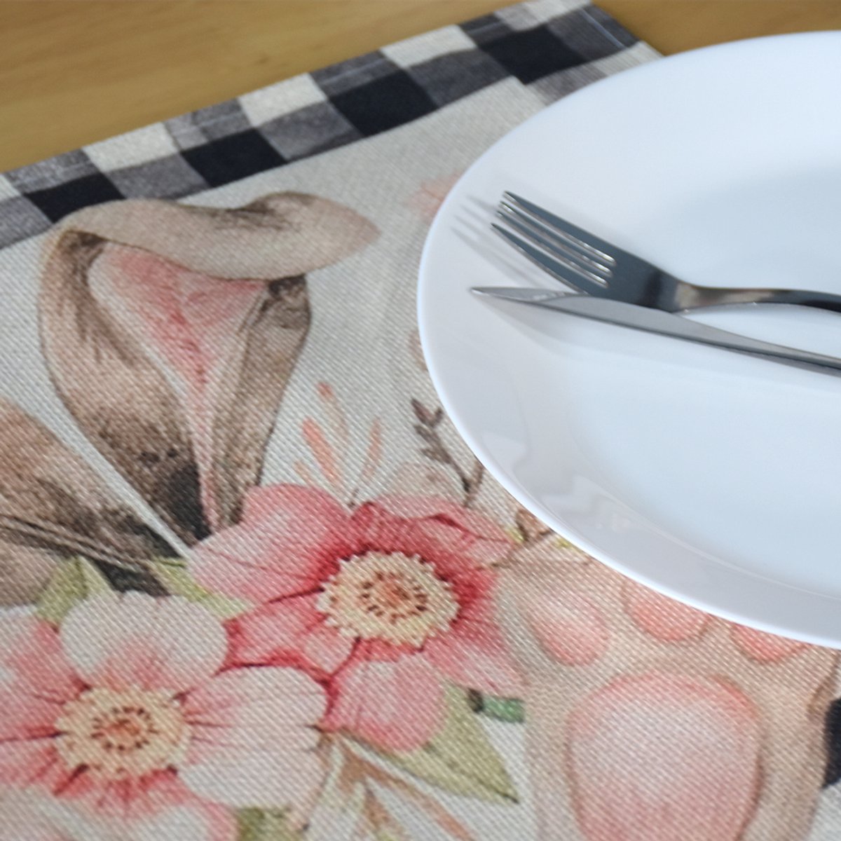 Gelukkige Pasen Serie - Decoratieve Onderzetter - 30x45 cm - Hoogwaardige Polyester
