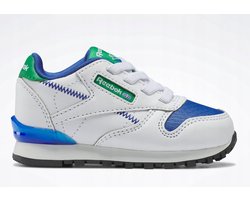 Reebok Reebok Classic - Sportschoenen - Wit en Blauw - Maat 26,5 - Synthetische Buitenkant