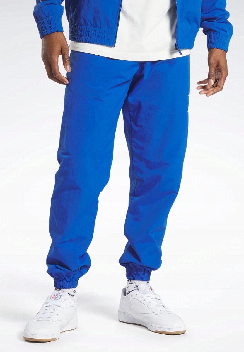 Reebok Heren Sportsbroek Niebieski Logo Blauw