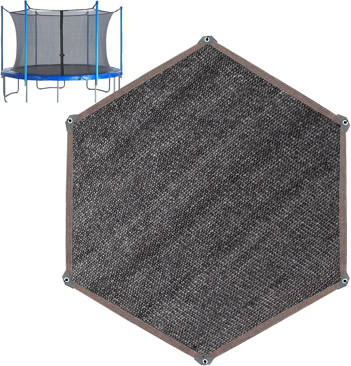 Trampoline Overkapping - Zonnescherm Tent - Buiten Spelen - UV Beschermend Materiaal - Diverse Maten - Blauw