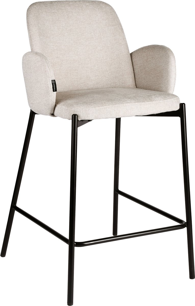 ExitoDesign GUSTO Serie - Hocker - Beige Tkanina - Ergonomisch - Modern