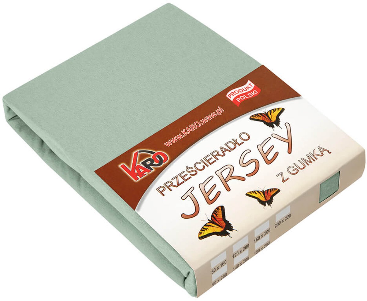 KARO - Jersey Hoeslaken - 70x140 cm - Olijfgroen