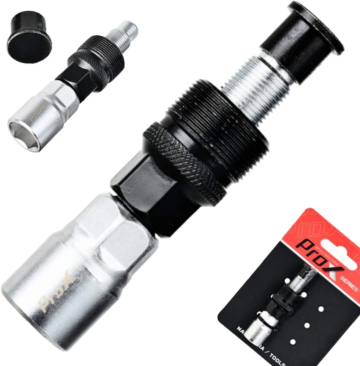 ProX TL-01 Serie - Universele Crank Extractor - Vierkant-Octalink-ISIS - Chroom Vanadium Staal