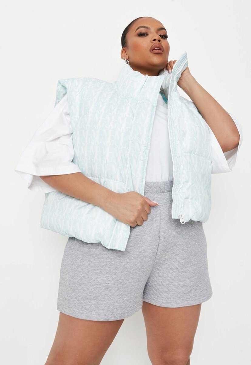 Missguided - Logokamizelka voor Dames - Nauwsluitend - Blauw - 44