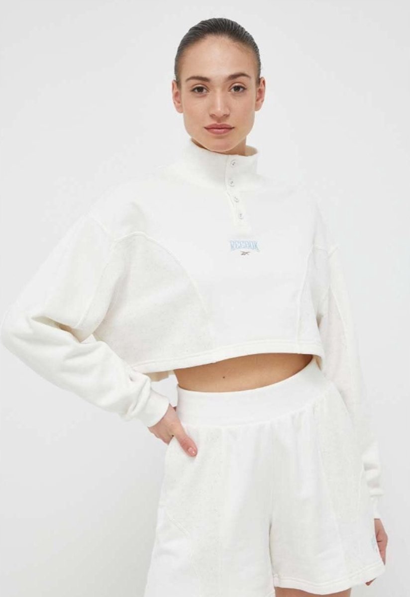 Reebok Damestrui – Knoopdetails Wit