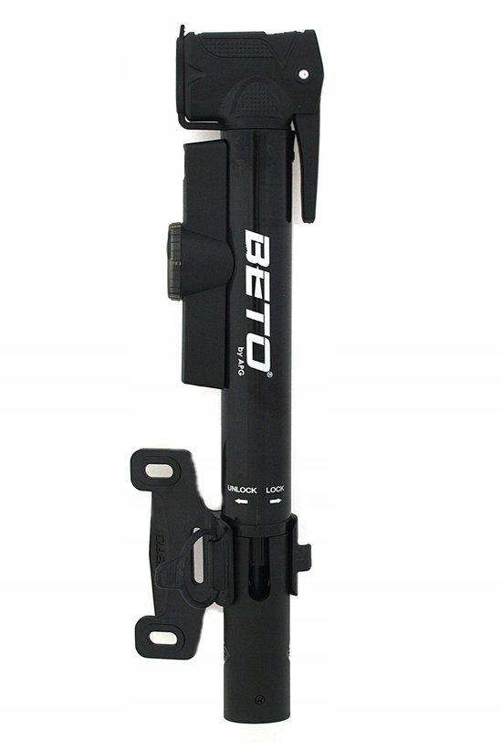 Beto CLD-038G Mini Fietspomp met Manometer - Universele Ventielen — afbeelding 3