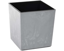 Flore Flore Series - Bloempot - Modern Design - Grijs Beton - Premium Kwaliteit - 19cm
