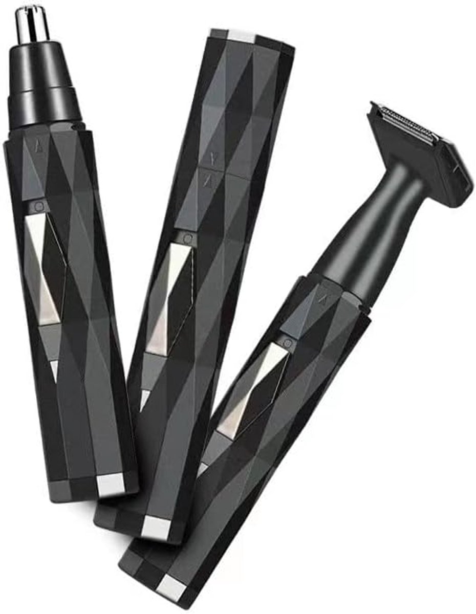 Neushaartrimmer - Oor trimmer - Pijnloos trimmen - Roestvrij staal - USB-aangedreven
