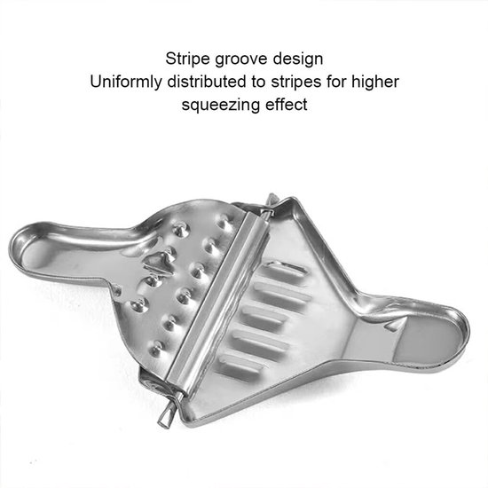 Citroenpers - Sapknijper - Snel Sap Extraheren - Roestvrij Staal - 8.3cm x 7.2cm — afbeelding 4