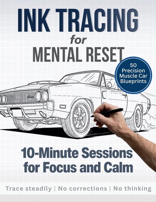 Trace and Reset- Ink Tracing for Mental Reset - cover