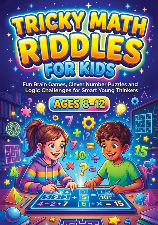 Tricky Math Riddles for Kids ages 8-12 | 9788368294958 | Childlike ...