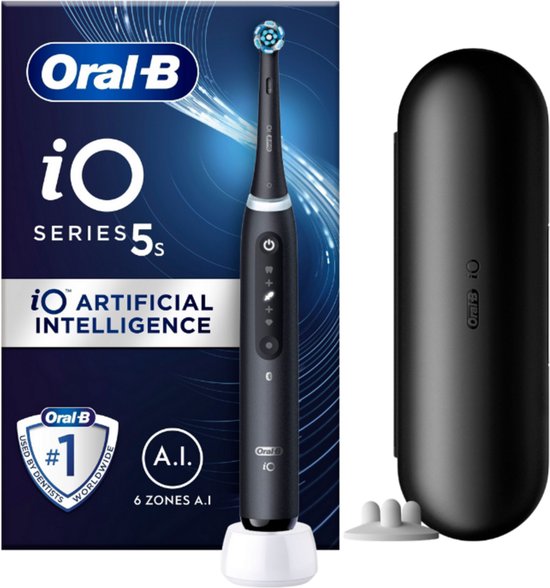 Oral-B iO 5S Elektrische Tandenborstel Zwart - Oral-B - €98,85
