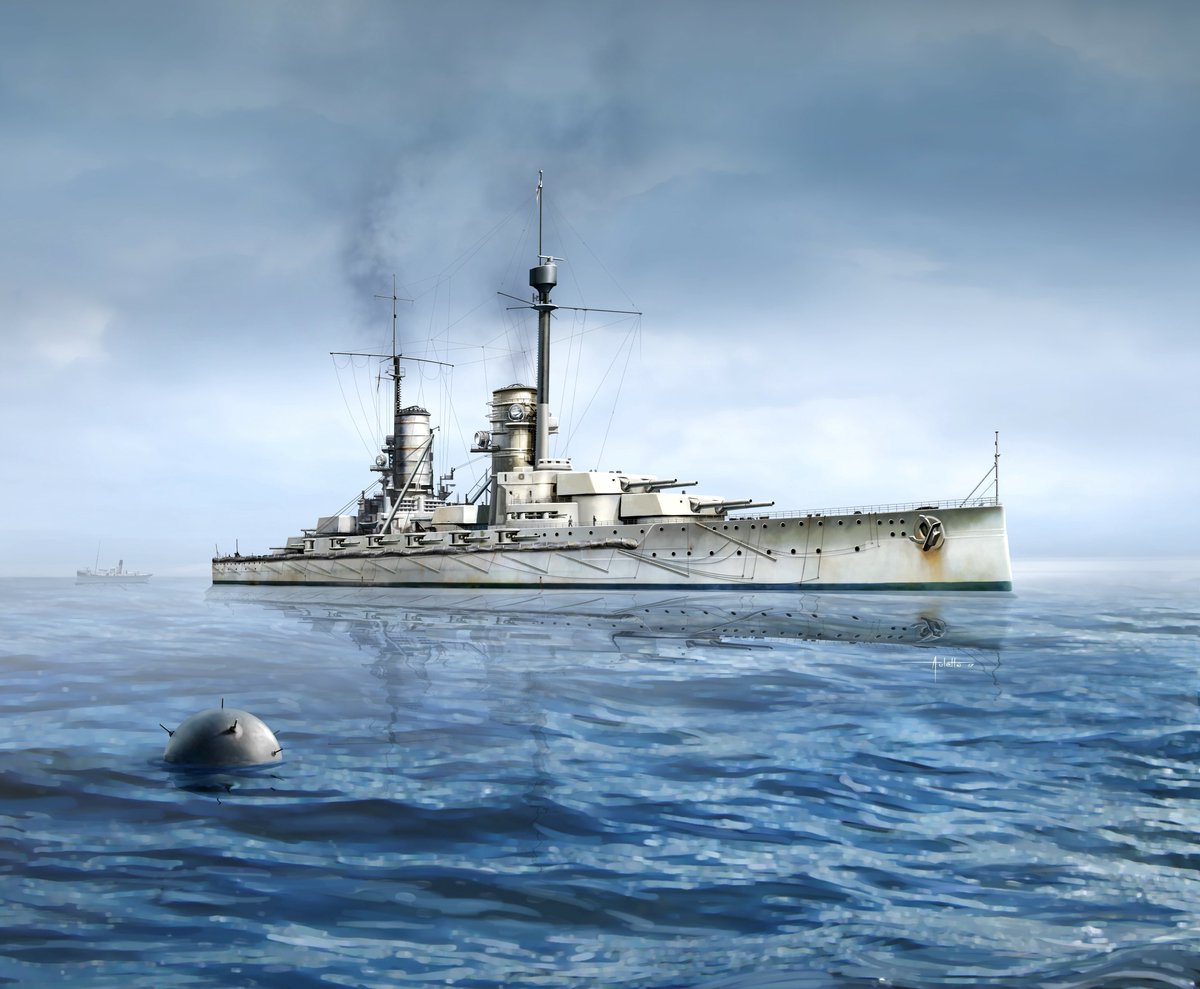 ICM S.016 SMS Kronprinz 1914 – 1:350 Slagschip Modelbouwkit – Eerste Wereldoorlog