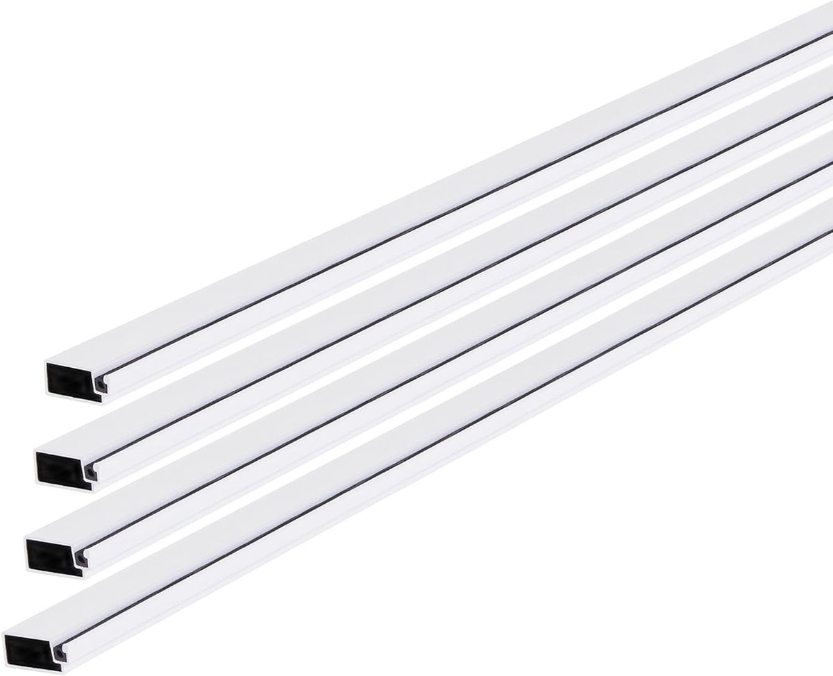 Raamframe Kit - Horren Maken - Reparatie en Onderhoud - Duurzaam Aluminium - 91x91 cm - Wit