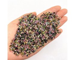 Toermalijn Kristal Grind - Natuurlijke Steen - Aquarium Bodem - Handgepolijst Glad - 1-3mm - Gemengd