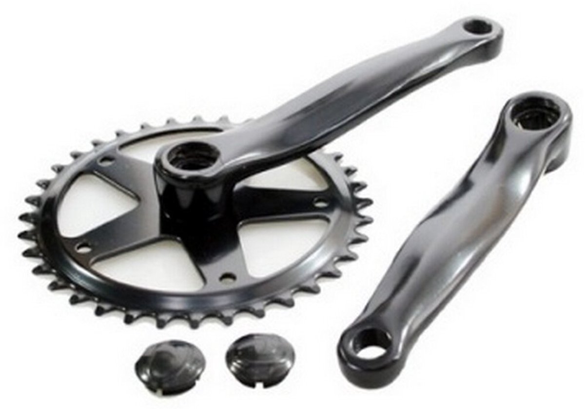 Kettingbladset 36T Vinty ST 1/8" - 152 mm crankarm - Zwart