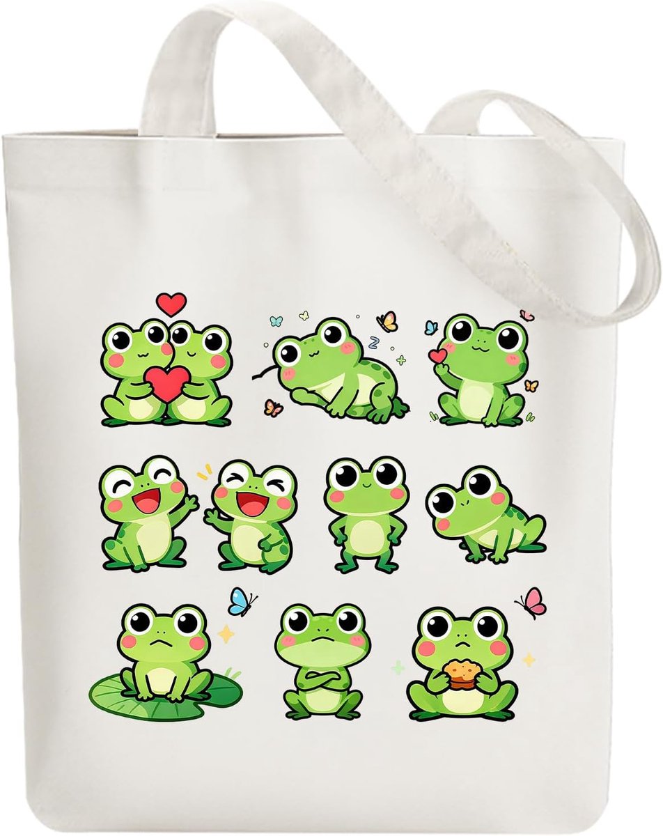 Canvas Draagtas - Schoudertas Doek - Boodschappen Doen - Ruim Formaat - 40x40cm