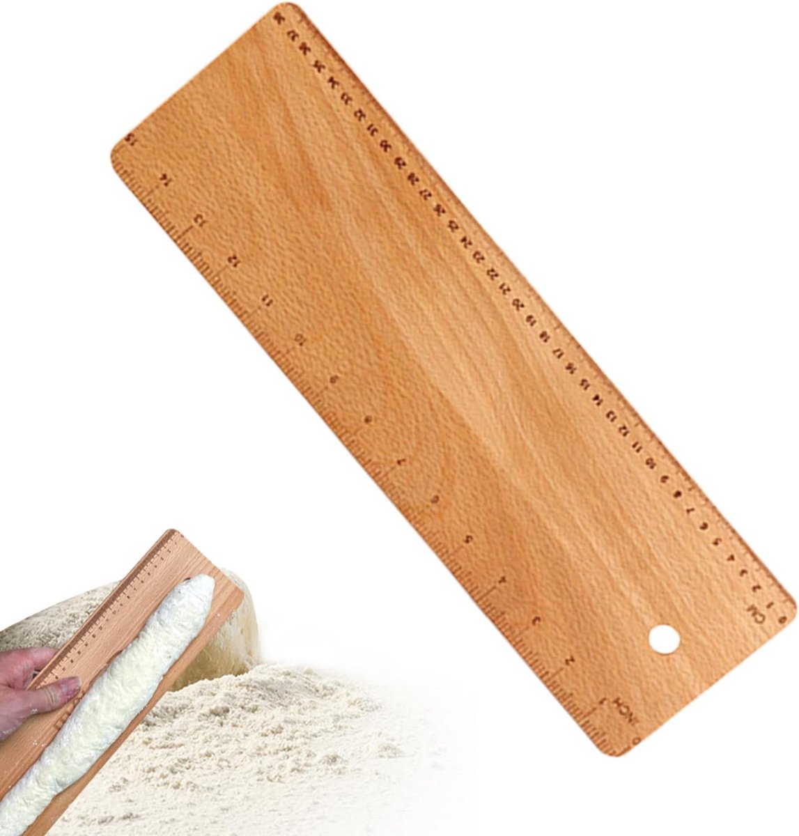 Draagbare Deegdoos - Bakken Hulpmiddel - Brood Pizza - Lichtgewicht Hout - 33-58 cm