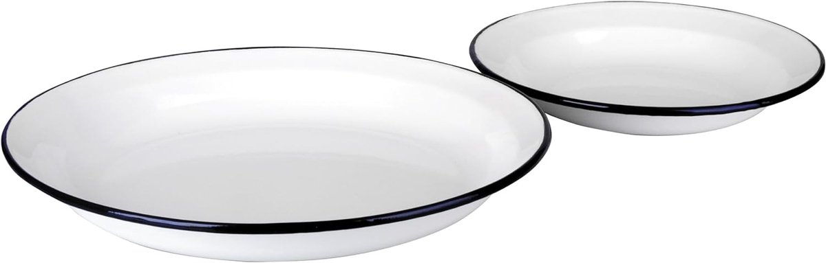 Soepborden - Diepe Borden - Serveren van Maaltijden - Slagvast Keramiek - Diameter 28 cm - Wit