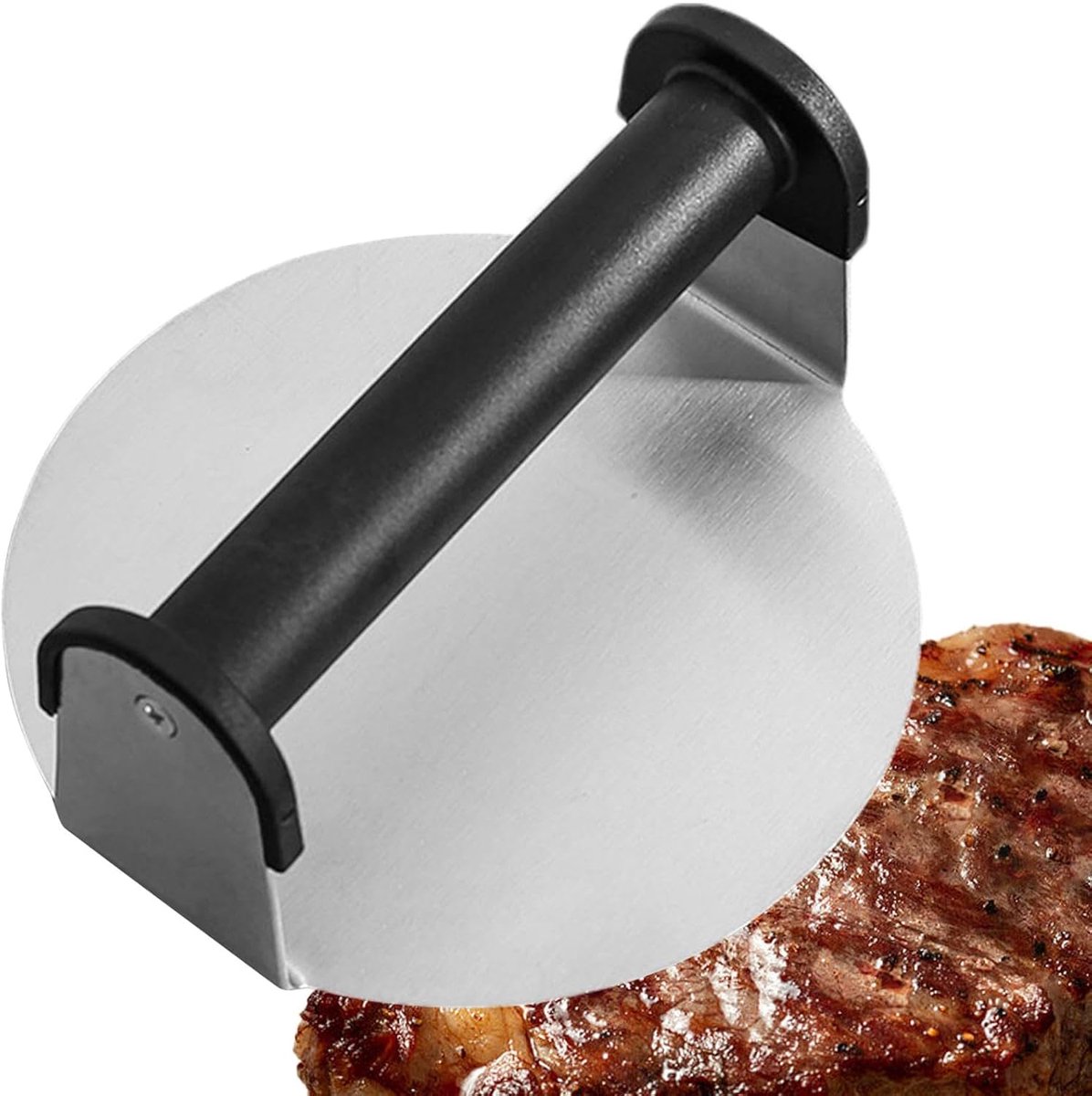 Burgerpers - Vleespers tool - Smash burgers maken - Hoge temperatuur bestendig - 16cm diameter