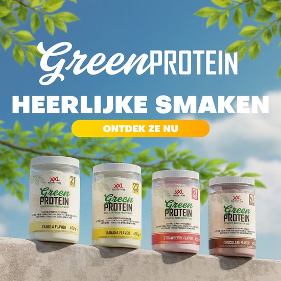 XXL Nutrition - Green Protein - Vanille - Vegan Eiwitpoeder - 1000 g van XXL Nutrition — afbeelding 5