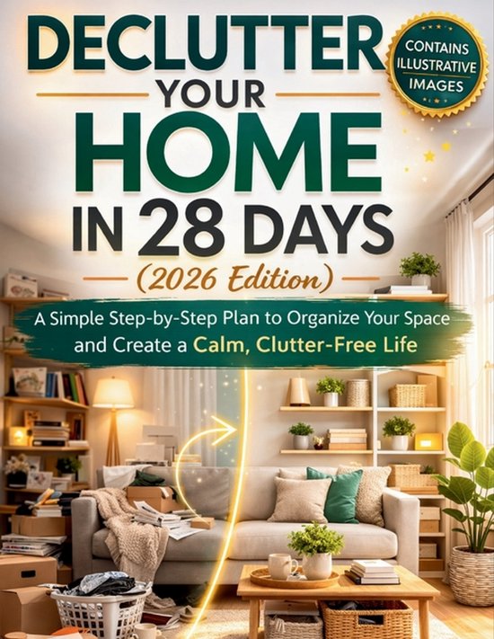 DECLUTTER YOUR HOME IN 28 DAYS (2026 Edition) - cover