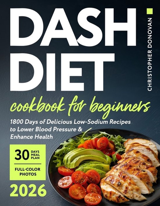 Dash Diet Cookbook for Beginners - cover