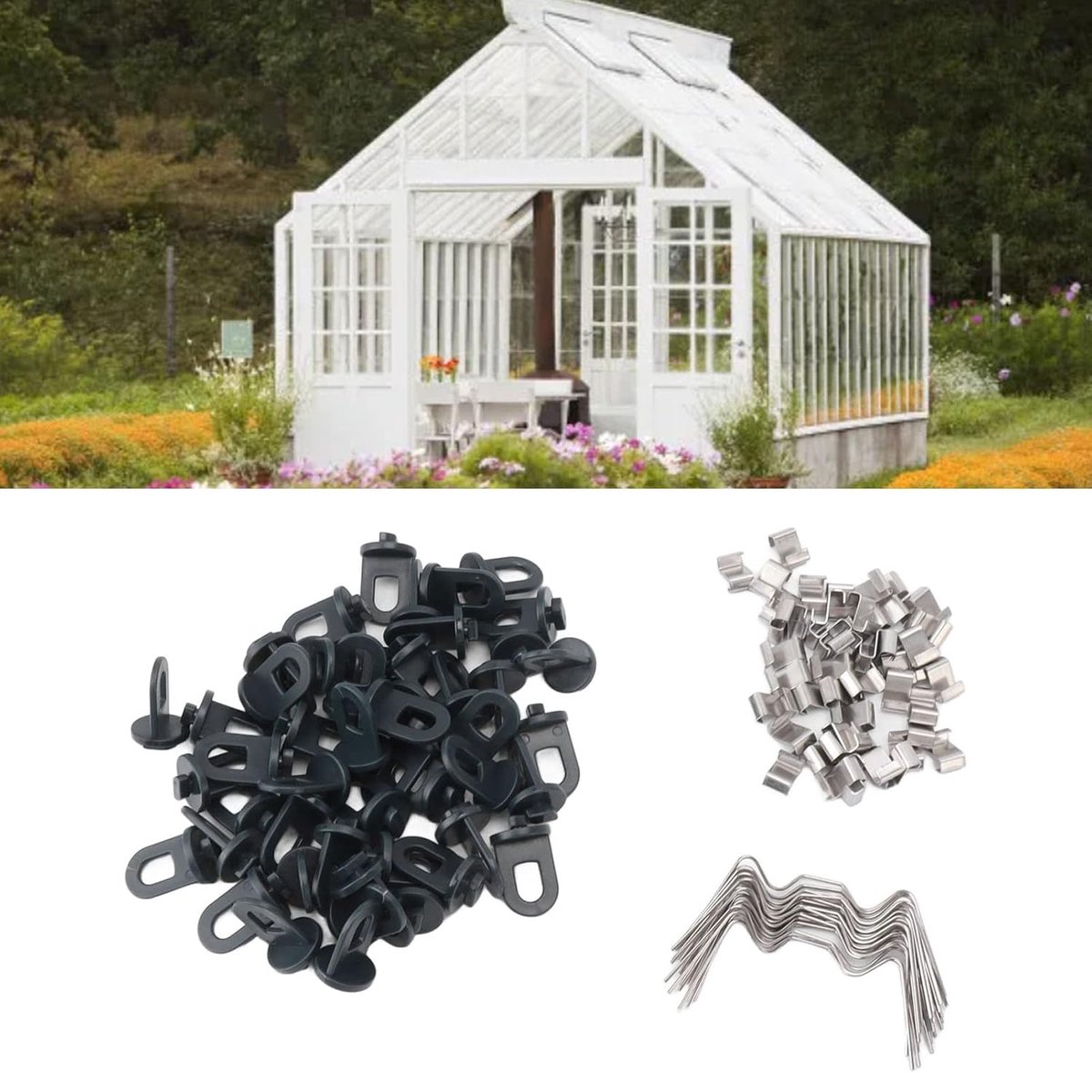Kasraam Reparatieset - Klemmen Clips - Kas Onderhoud - W en Z Type - 50 Delig