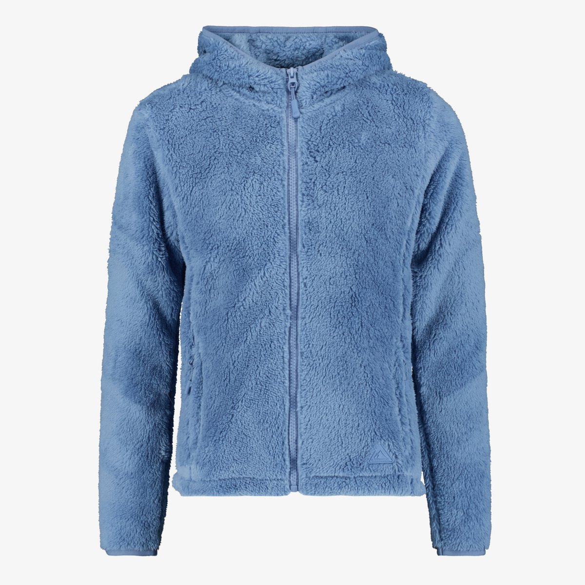 Mountain Peak fluffy meisjes vest blauw - Maat 128