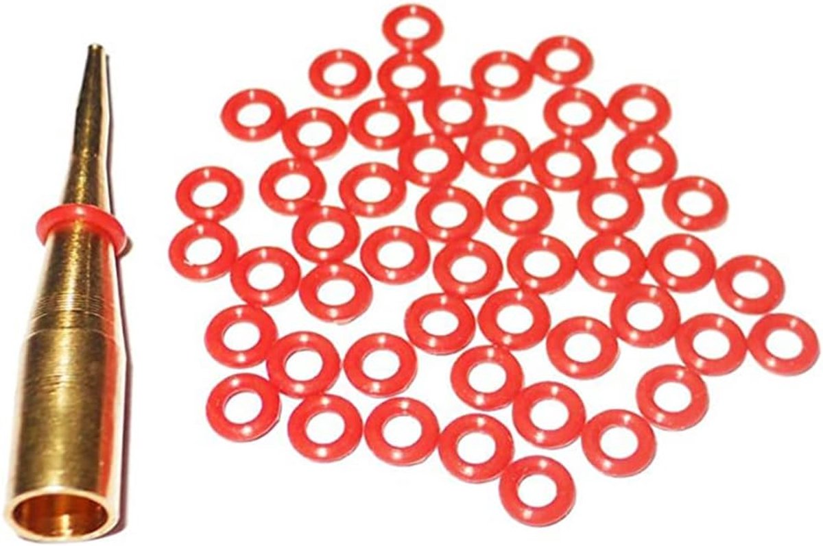 Dart Accessoires Set - Dart Ringetjes - Dart Stabilisatie - 100 Stuks - Standaard Maat - Rood