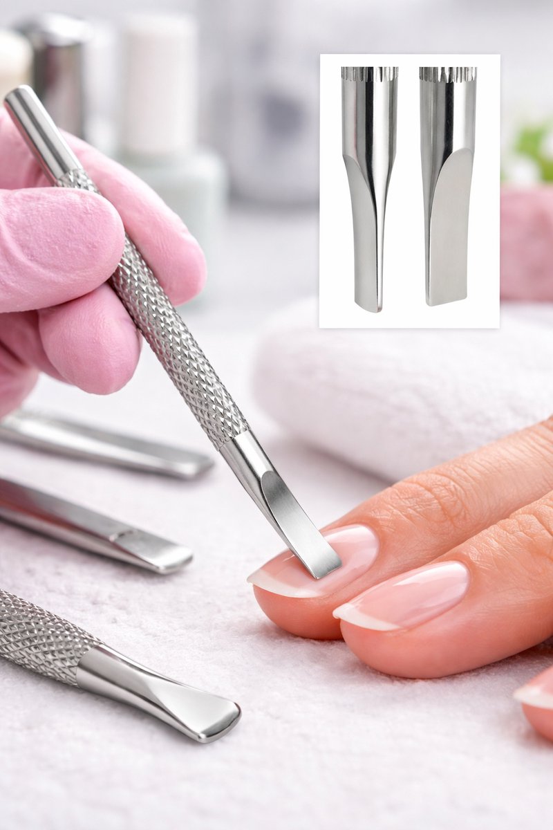 Belux Surgical Instruments / Professioneel Bokkepootje – Dubbelzijdig – 12 cm – RVS – Manicure & Pedicure Tool