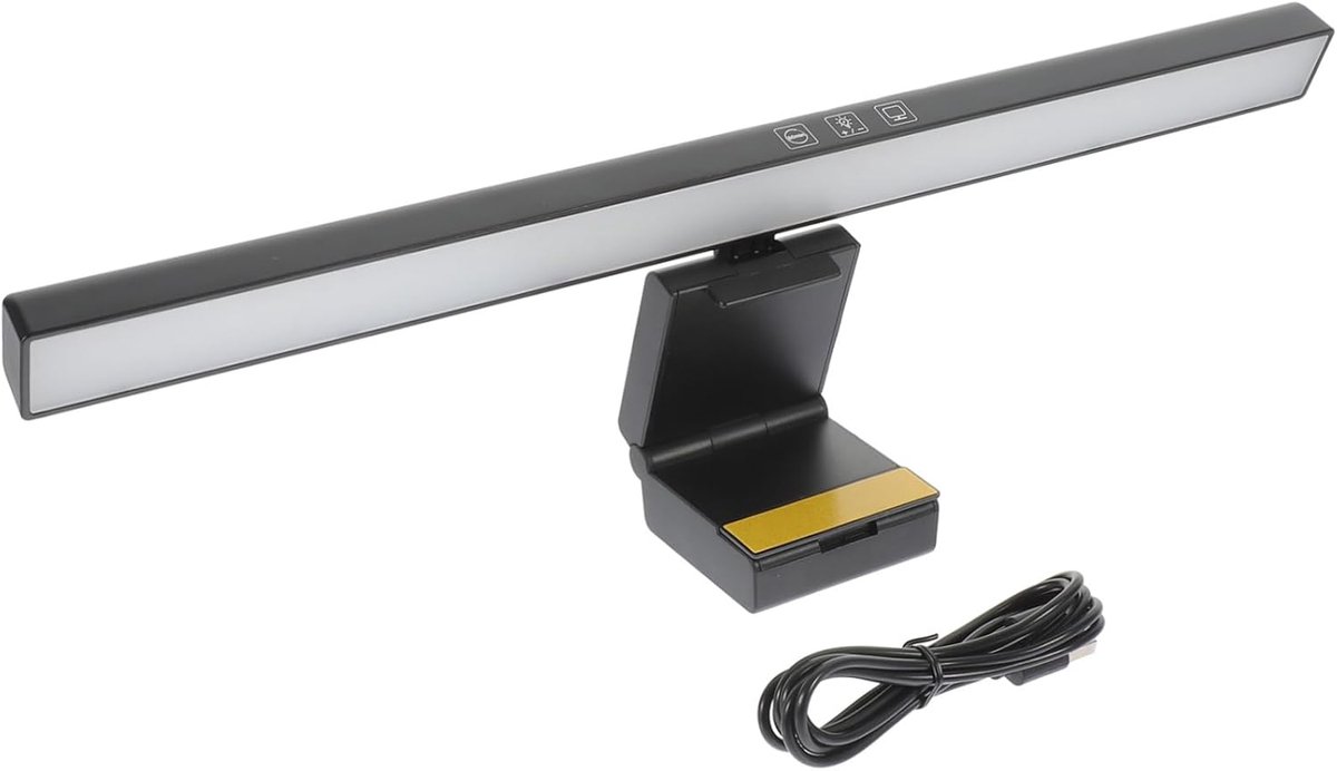 Monitor Lampbalk - Schermverlichting - Oogcomfort Verlichten - Instelbare Kleurtemperatuur - 39.7 cm Lengte - Zwart