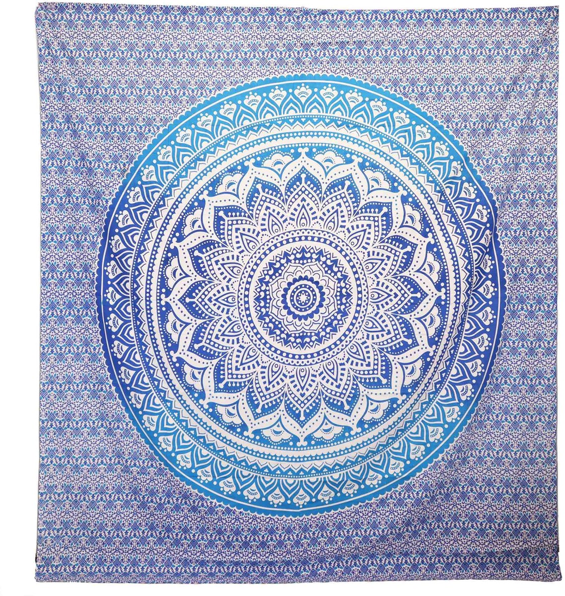 Ancient Wisdom Wandkleed - Umrao Mandala - multicolor - wanddecoratie - muurdecoratie - bohemian - interieuraccessoire - hippie