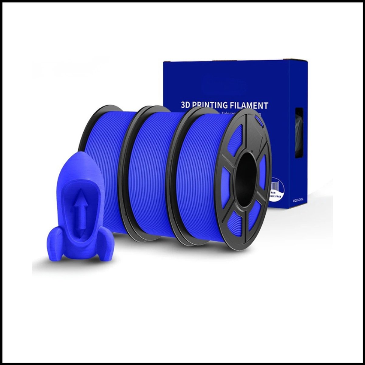 PETG 3D Printer Filament 1.75mm - High Speed Matte - 3 Rollen Mix Kleuren - Bubble Free - Voor FDM Printers & 3D Pen