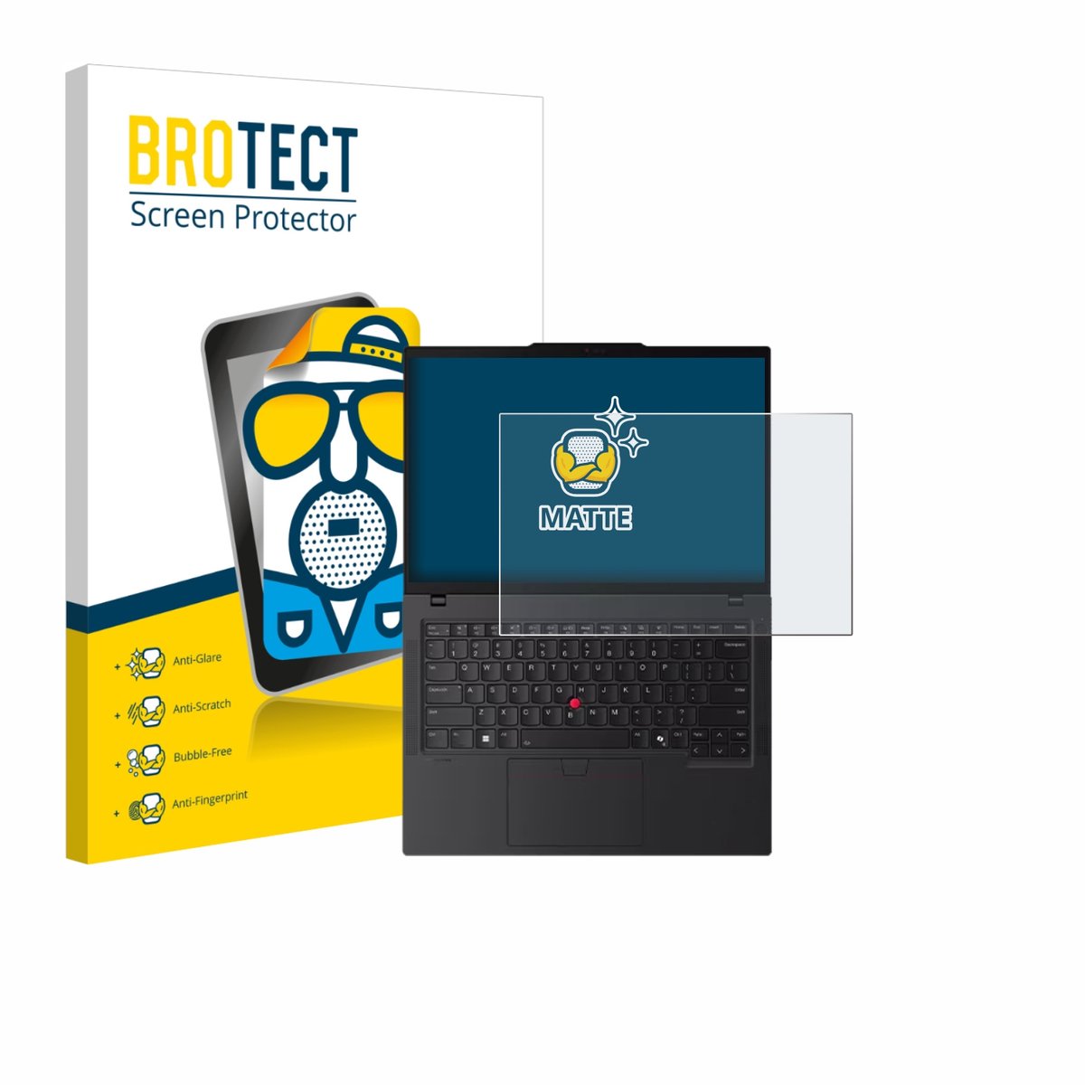 BROTECT - Screenprotector voor Lenovo ThinkPad P14s Gen 6 14.5" - Folie Beschermfolie matte