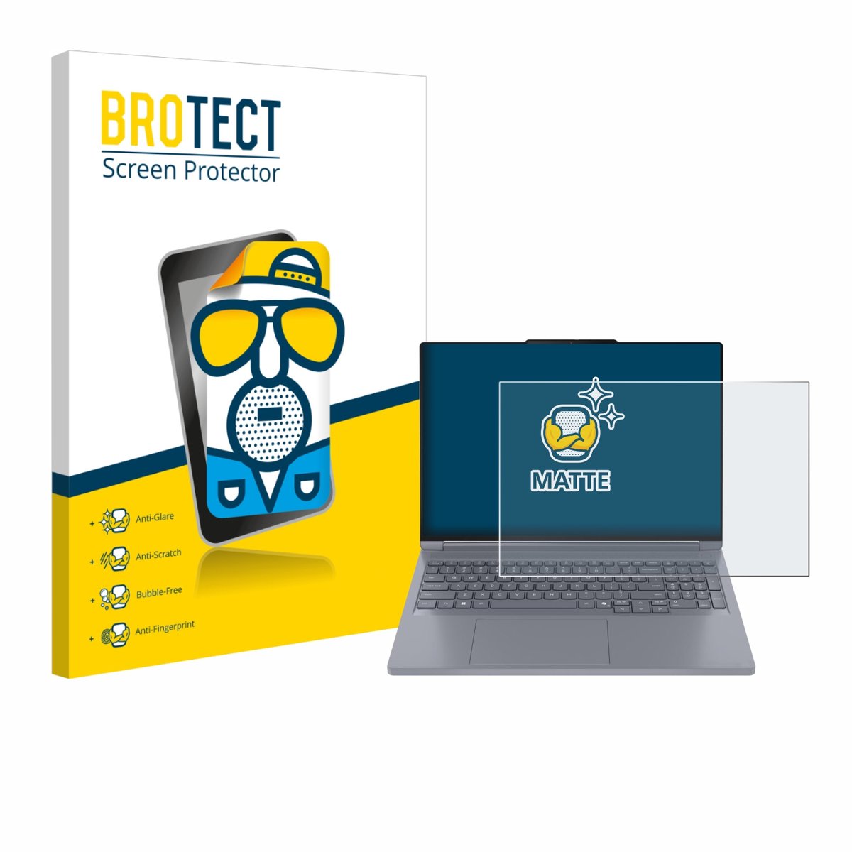 BROTECT - Screenprotector voor Lenovo ThinkBook 16p Gen 6 - Folie Beschermfolie matte