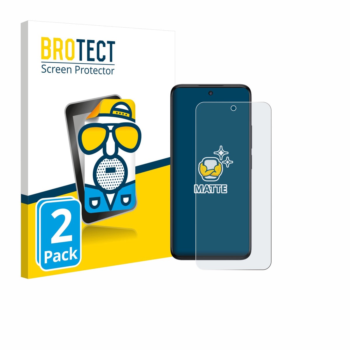 BROTECT - Screenprotector voor TCL 60 5G - Folie Beschermfolie matte 2 Stuks