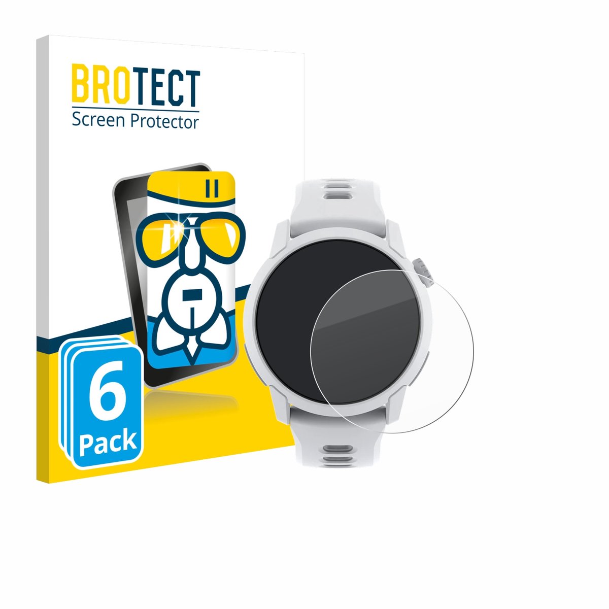 Screenprotector 6 Stuks voor Coros Pace 4 Beschermglas transparant